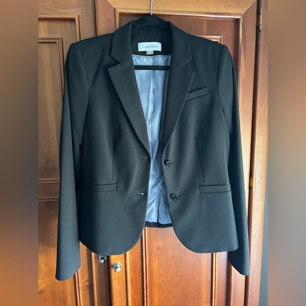 Calvin Klein Women’s Black Tailored Blazer